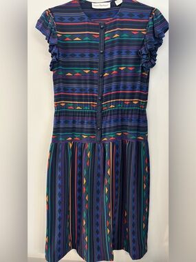 100% Silk Vintage Nipon Boutique Dress